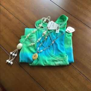 Tie-Dye New Racerback Tank Top.